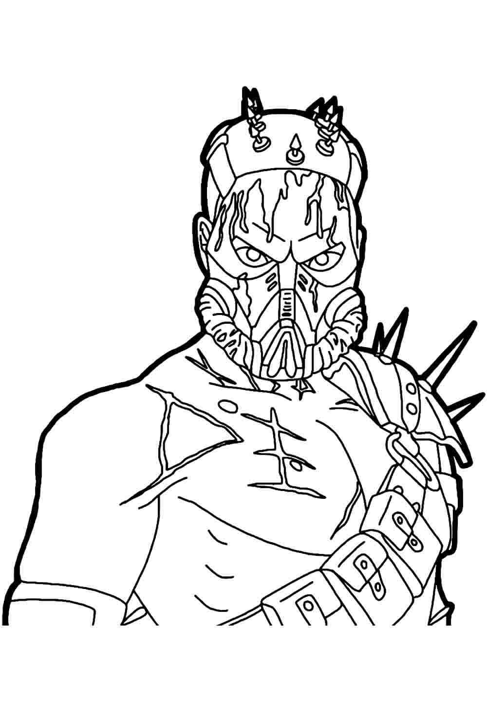 Desenho de Free Fire Desenho Colorir Imprimir 21