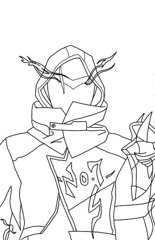 Desenho de Free Fire Desenho Colorir Imprimir 23