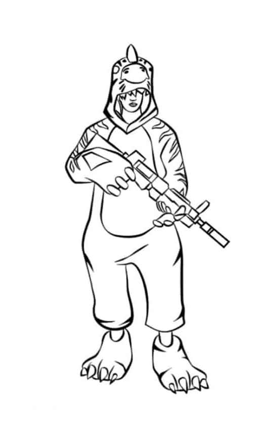 Desenho de Free Fire Desenho Colorir Imprimir 27