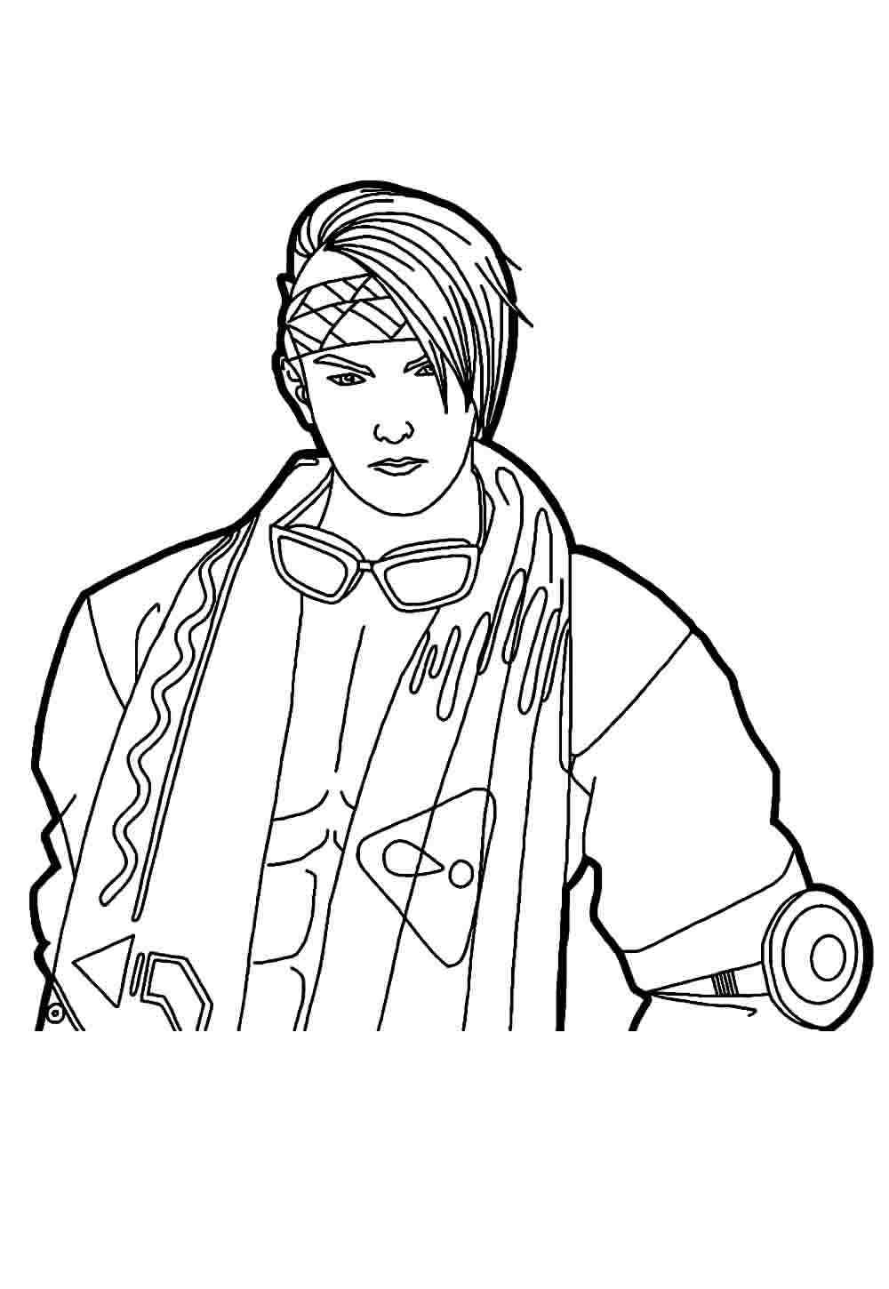 Desenho de Free Fire Desenho Colorir Imprimir 30