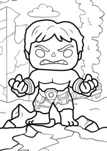 Desenho de Funko Pop Desenho Colorir Imprimir 02