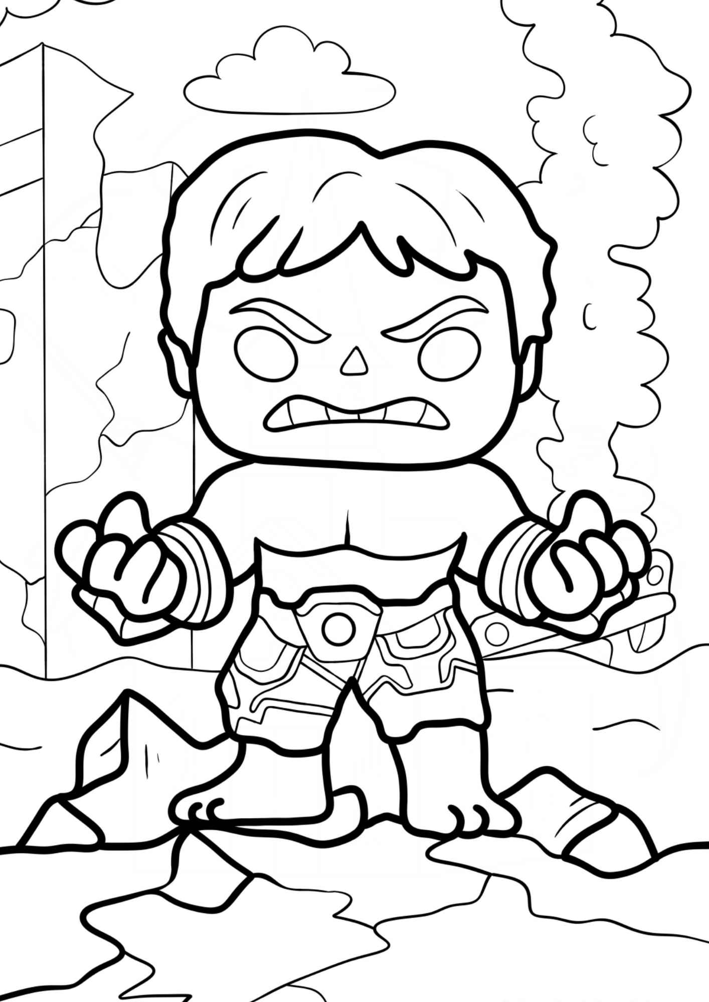 Desenho de Funko Pop Desenho Colorir Imprimir 02