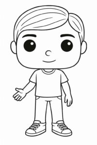Desenho de Funko Pop Desenho Colorir Imprimir 03
