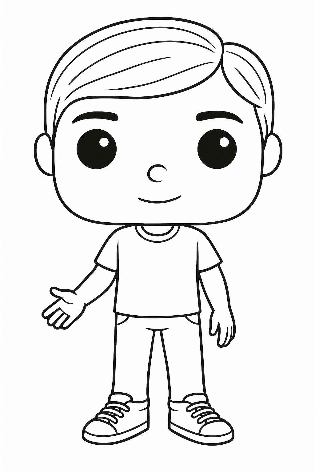 Desenho de Funko Pop Desenho Colorir Imprimir 03