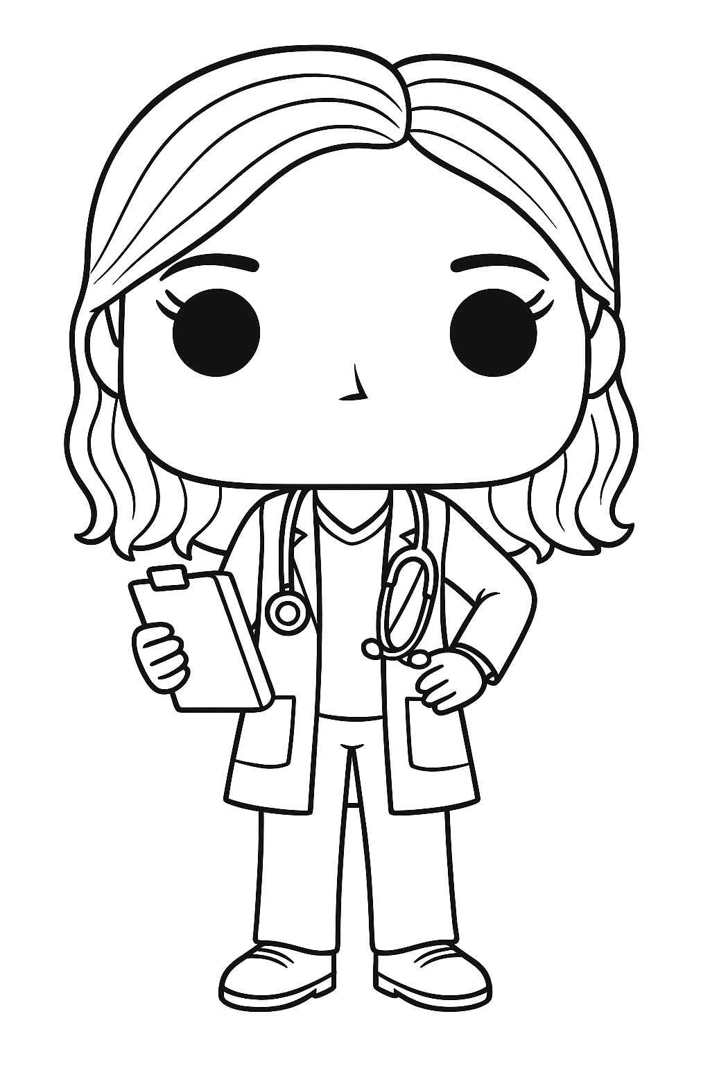 Desenho de Funko Pop Desenho Colorir Imprimir 04