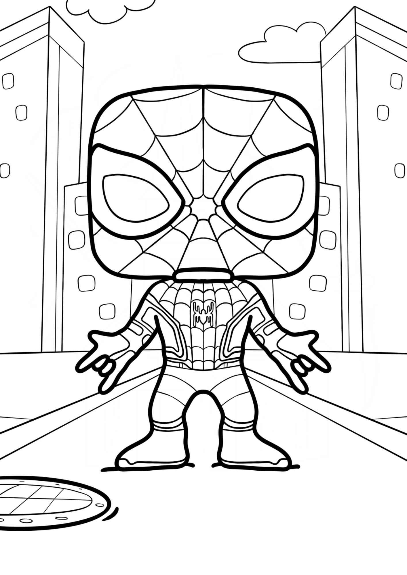 Desenho de Funko Pop Desenho Colorir Imprimir 05