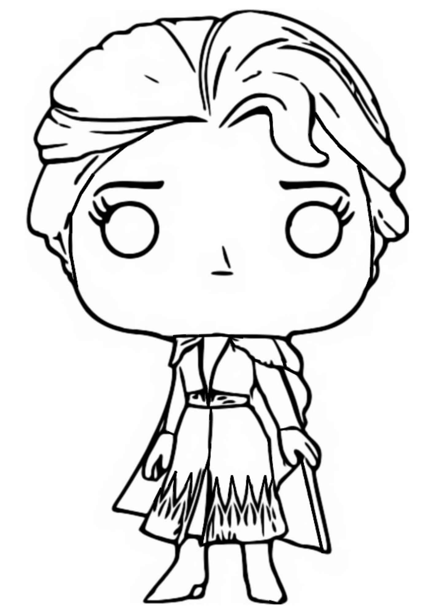 Desenho de Funko Pop Desenho Colorir Imprimir 06