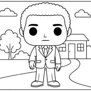 Desenho de Funko Pop Desenho Colorir Imprimir 16