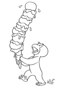 Desenho de George O Curioso Desenho Colorir Imprimir 01