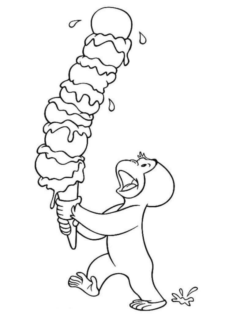 Desenho de George O Curioso Desenho Colorir Imprimir 01