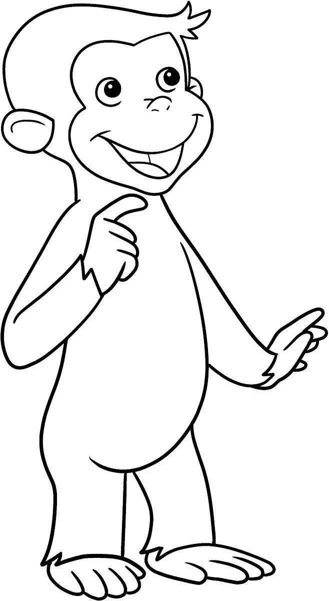 Desenho de George O Curioso Desenho Colorir Imprimir 02