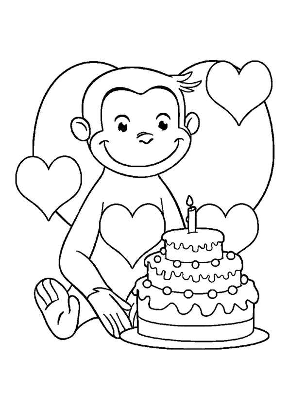 Desenho de George O Curioso Desenho Colorir Imprimir 13