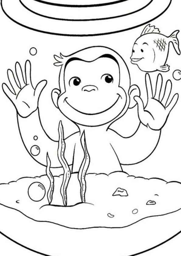 Desenho de George O Curioso Desenho Colorir Imprimir 14