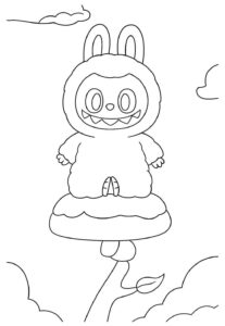 Desenho de Labubu Desenho Colorir Imprimir 06