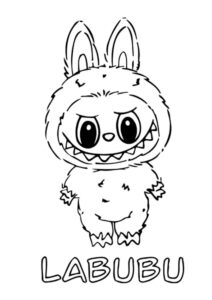 Desenho de Labubu Desenho Colorir Imprimir 18