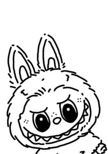 Desenho de Labubu Desenho Colorir Imprimir 28
