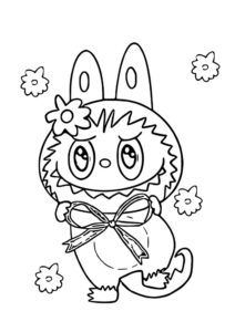 Desenho de Labubu Desenho Colorir Imprimir 31