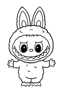 Desenho de Labubu Desenho Colorir Imprimir 32