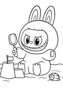 Desenho de Labubu Desenho Colorir Imprimir 33