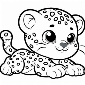 Desenho de Onça Desenho Colorir Imprimir 05