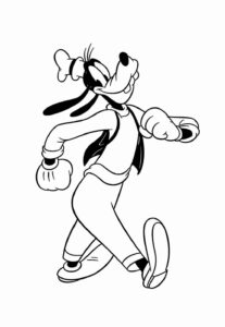 Desenho de Pateta Desenho Colorir Imprimir 07