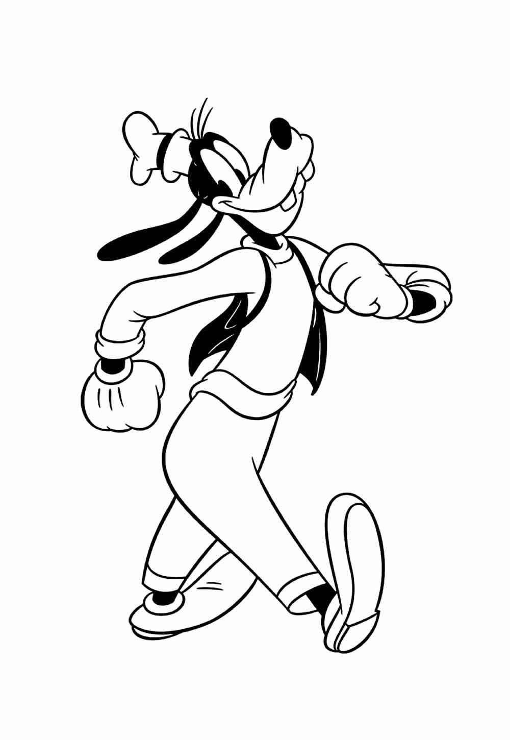 Desenho de Pateta Desenho Colorir Imprimir 07