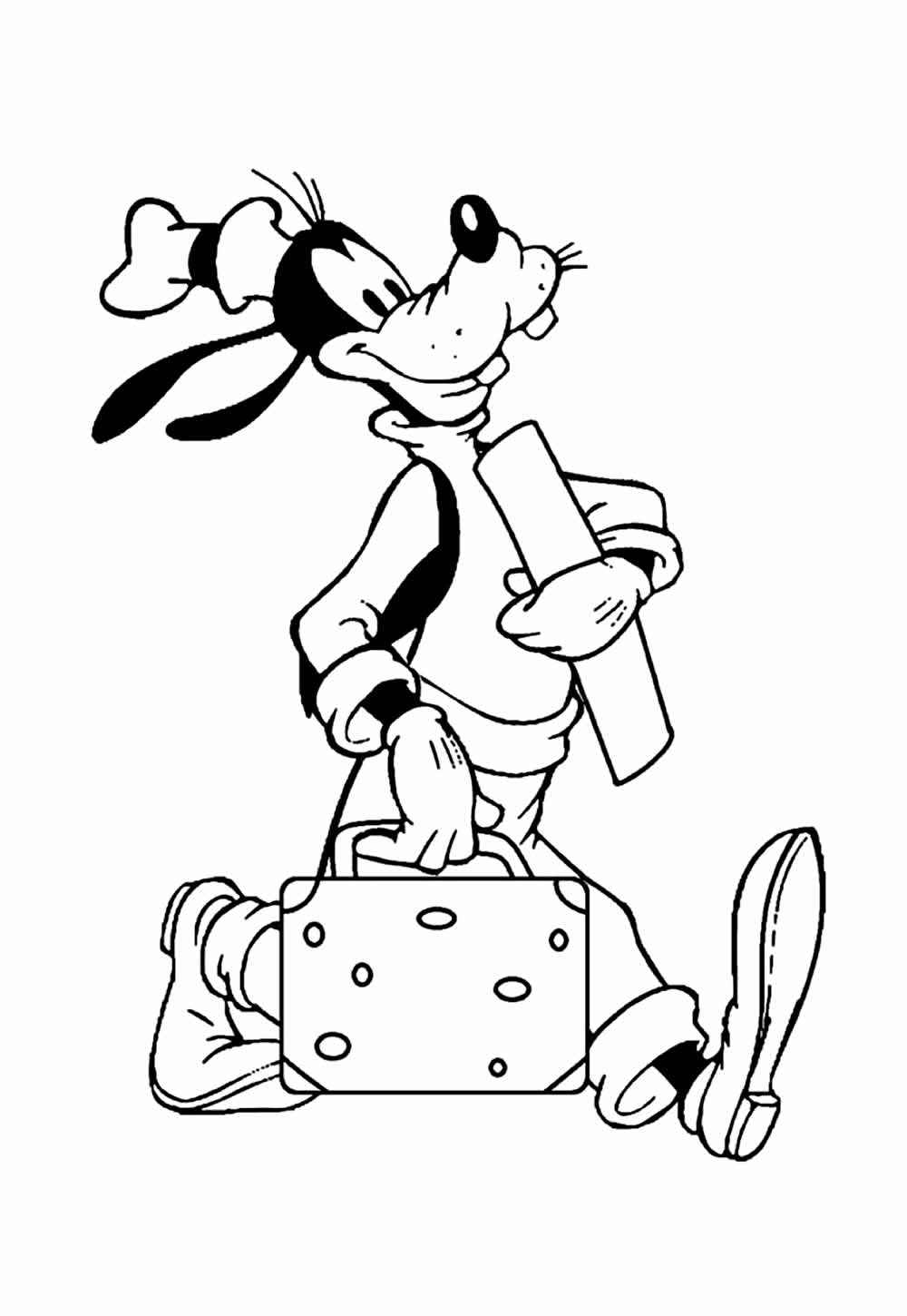 Desenho de Pateta Desenho Colorir Imprimir 09