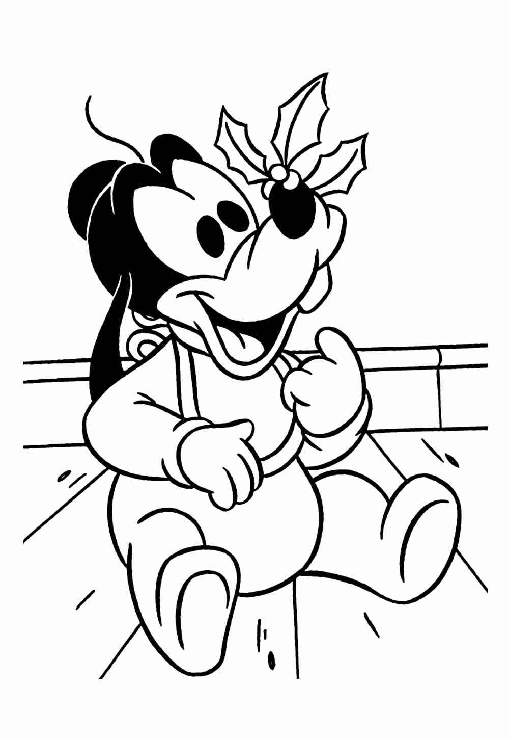 Desenho de Pateta Desenho Colorir Imprimir 10