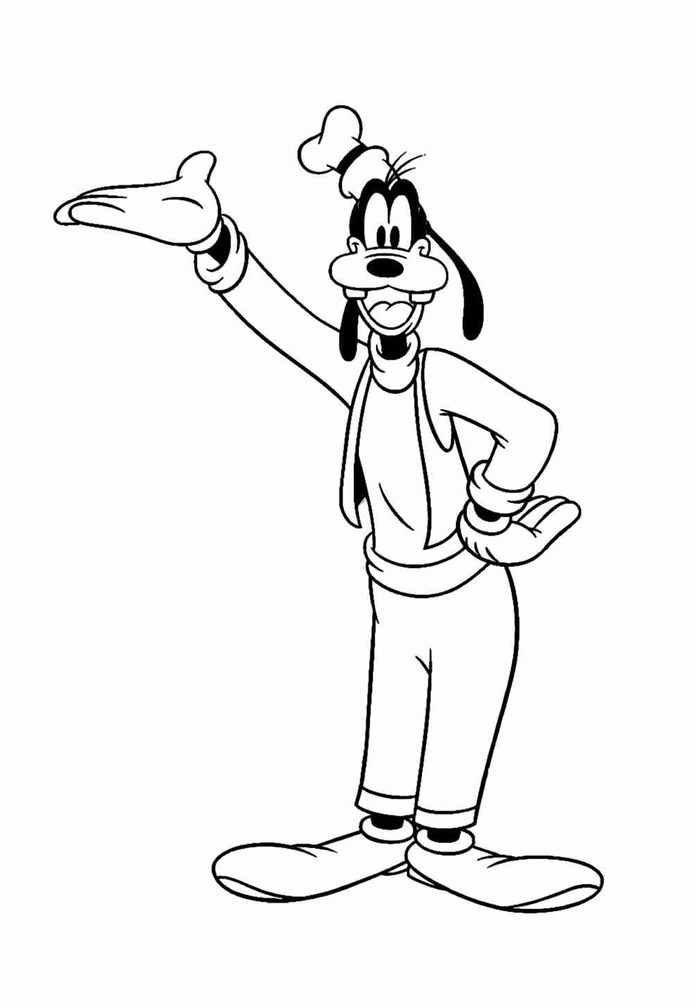 Desenho de Pateta Desenho Colorir Imprimir 14