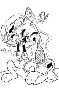 Desenho de Pateta Desenho Colorir Imprimir 16