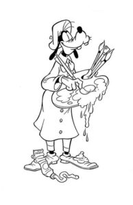 Desenho de Pateta Desenho Colorir Imprimir 24