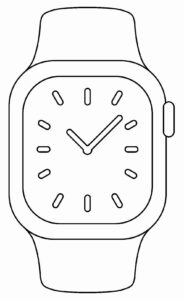 Desenho de Relógio Desenho Colorir Imprimir 18