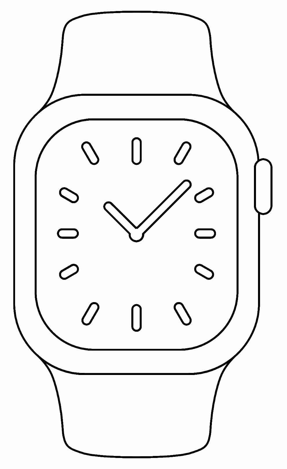 Desenho de Relógio Desenho Colorir Imprimir 18