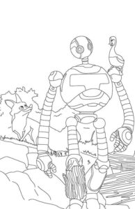 Desenho de Robo Selvagem Desenho Colorir Imprimir 04