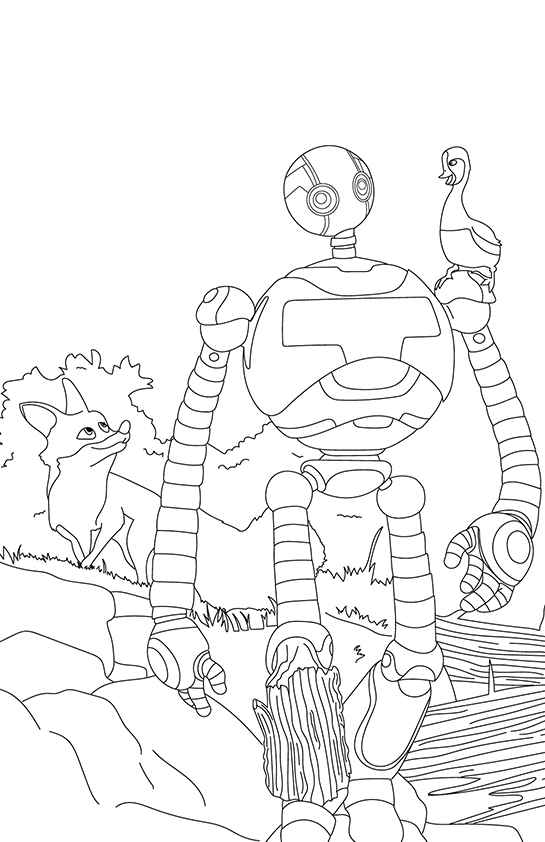 Desenho de Robo Selvagem Desenho Colorir Imprimir 04