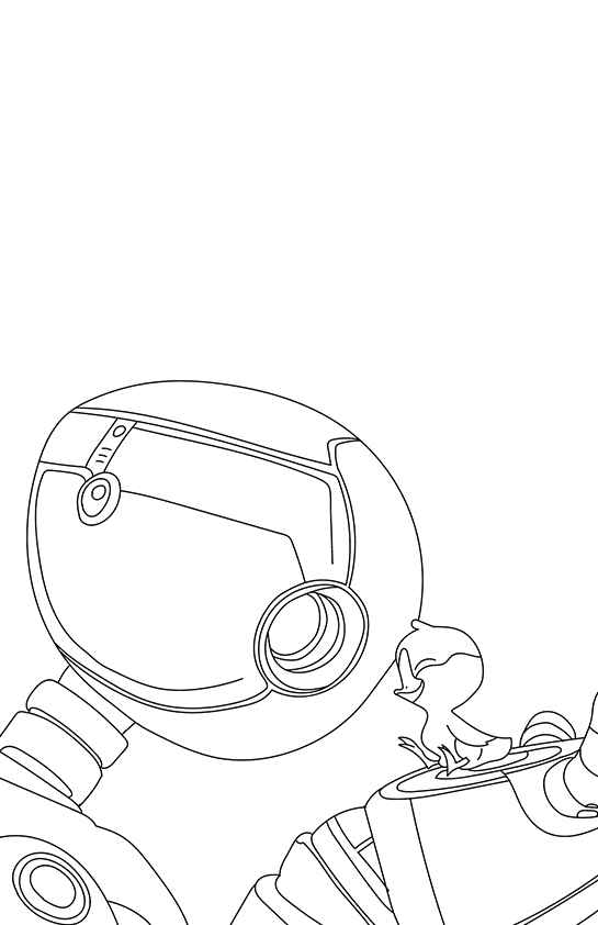 Desenho de Robo Selvagem Desenho Colorir Imprimir 06