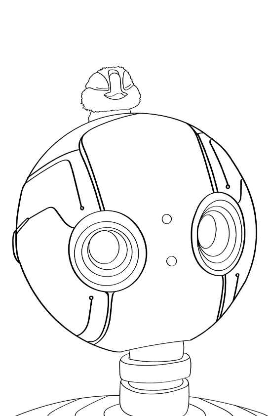 Desenho de Robo Selvagem Desenho Colorir Imprimir 10