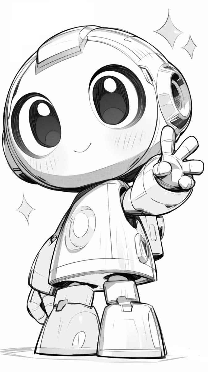 Desenho de Robos Desenho Colorir Imprimir 08