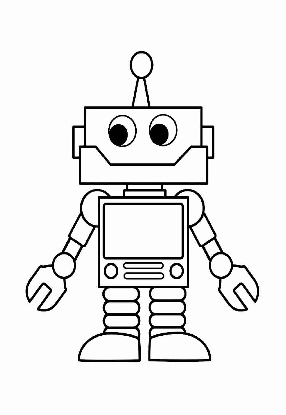Desenho de Robos Desenho Colorir Imprimir 09