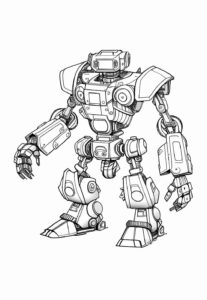 Desenho de Robos Desenho Colorir Imprimir 10