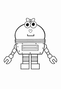 Desenho de Robos Desenho Colorir Imprimir 11