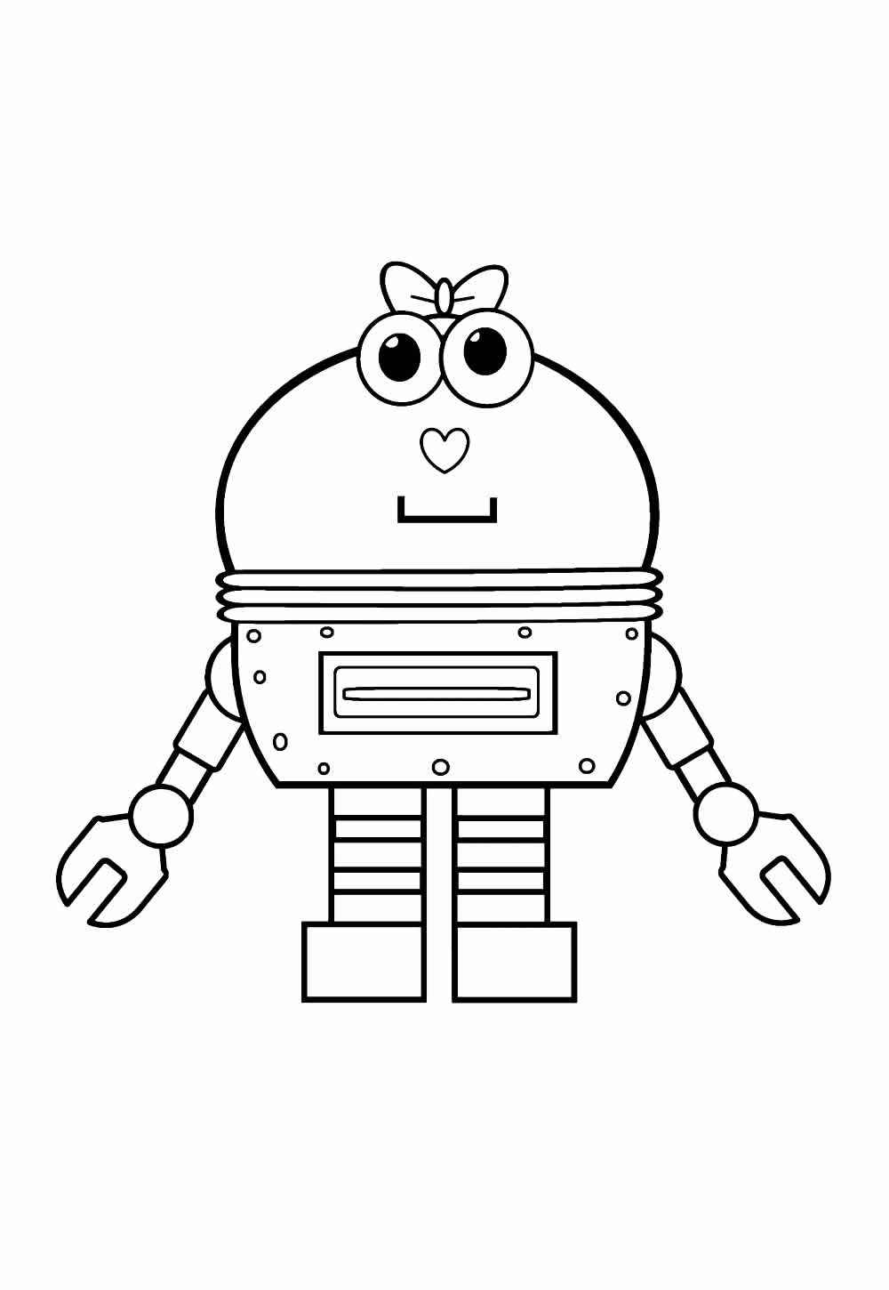 Desenho de Robos Desenho Colorir Imprimir 11