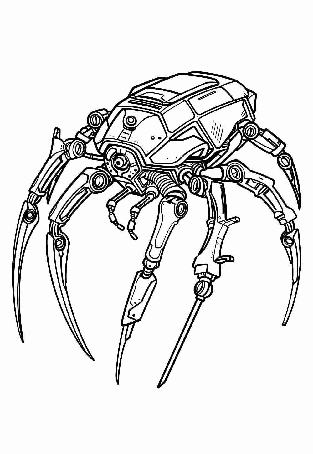 Desenho de Robos Desenho Colorir Imprimir 13