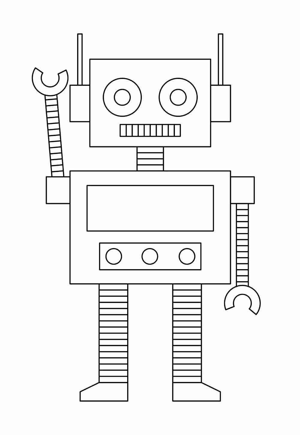 Desenho de Robos Desenho Colorir Imprimir 14