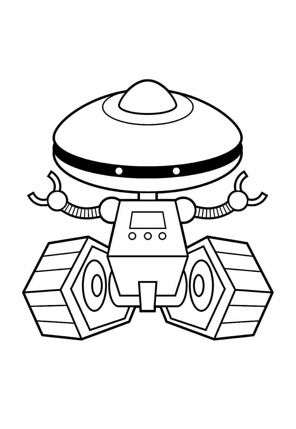 Desenho de Robos Desenho Colorir Imprimir 15
