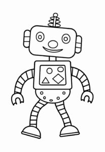 Desenho de Robos Desenho Colorir Imprimir 19