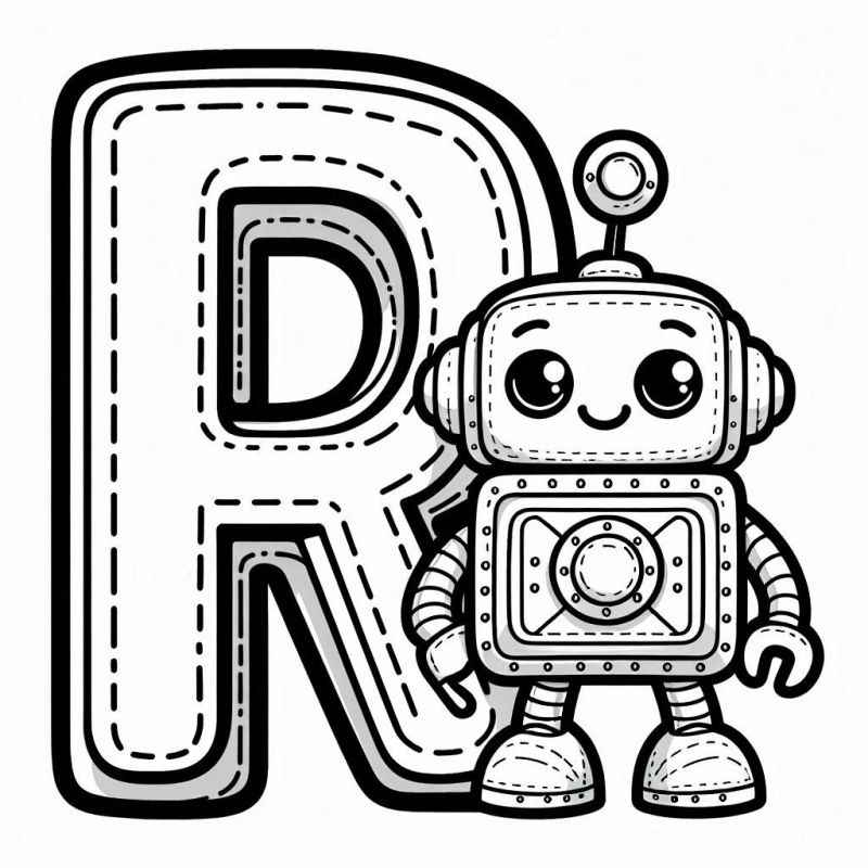 Desenho de Robos Desenho Colorir Imprimir 24