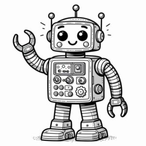 Desenho de Robos Desenho Colorir Imprimir 26