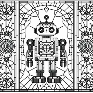 Desenho de Robos Desenho Colorir Imprimir 28