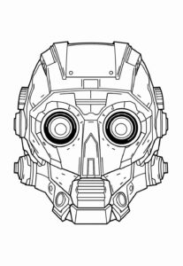 Desenho de Robos Desenho Colorir Imprimir 33